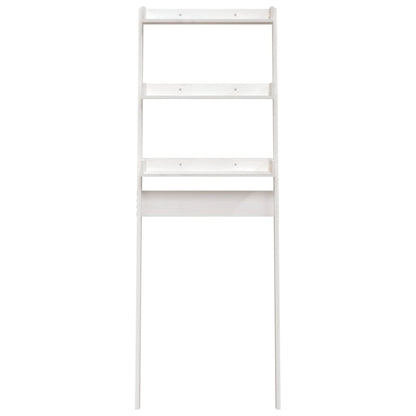 vidaXL Étagère de toilette Blanc 63,5x32x179 cm Bois de pin massif