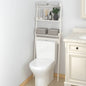 vidaXL Étagère de toilette Blanc 63,5x32x179 cm Bois de pin massif
