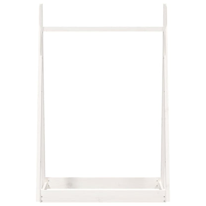 vidaXL Porte-vêtements Blanc 100x45x150 cm Bois de pin massif