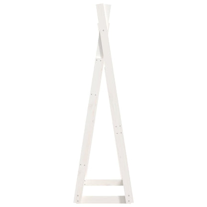 vidaXL Porte-vêtements Blanc 100x45x150 cm Bois de pin massif