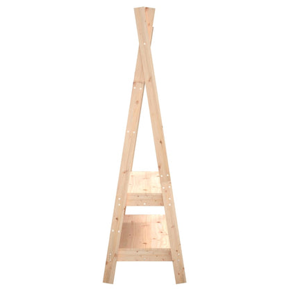 vidaXL Porte-vêtements 100x45,5x150 cm Bois de pin massif