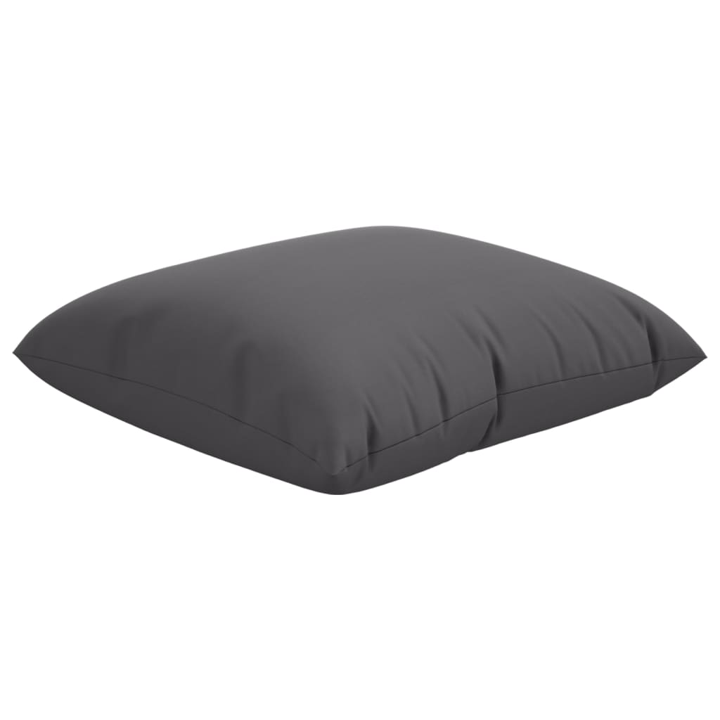 vidaXL Coussins de canapé 4 pcs anthracite 40x40 cm tissu