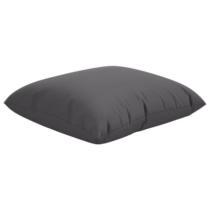 vidaXL Coussins de canapé 4 pcs anthracite 40x40 cm tissu