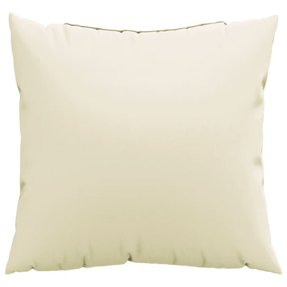 vidaXL Coussins de canapé lot de 4 crème 50x50 cm tissu