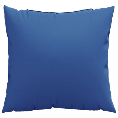 vidaXL Coussins de canapé 4 pcs bleu royal 50x50 cm tissu