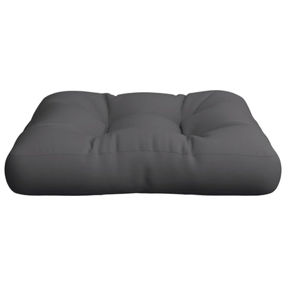 vidaXL Coussin de palette gris 50x50x12 cm tissu