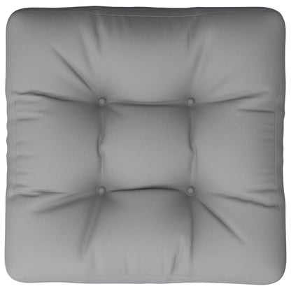vidaXL Coussin de palette gris 50x50x12 cm tissu