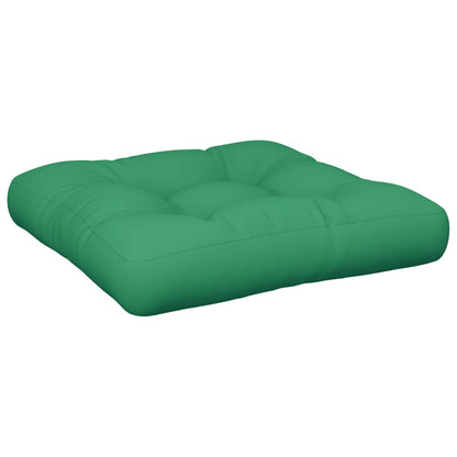 vidaXL Coussin de palette vert 60x60x12 cm tissu