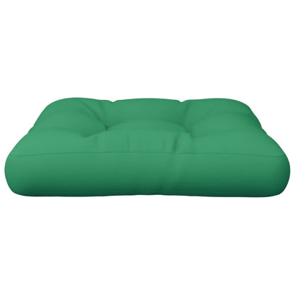 vidaXL Coussin de palette vert 60x60x12 cm tissu