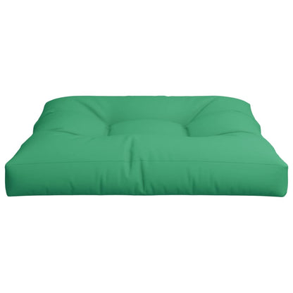vidaXL Coussin de palette vert 70x70x12 cm tissu