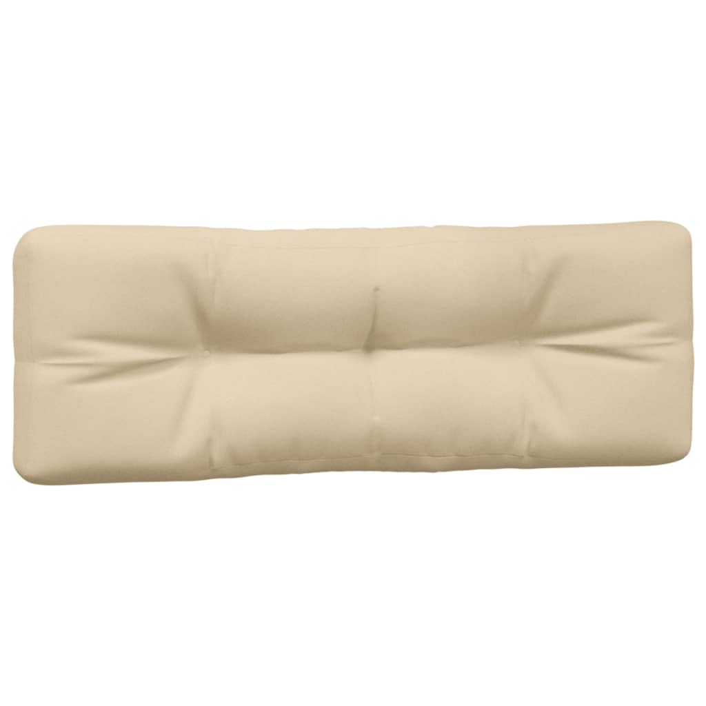 vidaXL Coussins de palette 5 pcs beige tissu