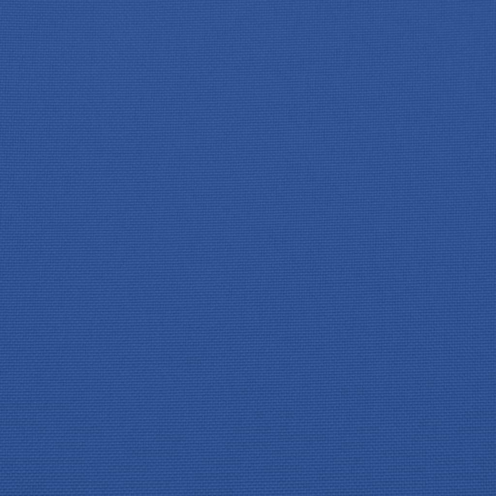 vidaXL Coussin de palette bleu royal tissu