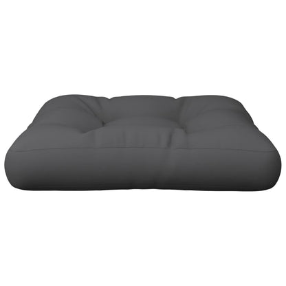 vidaXL Coussin de palette anthracite 58x58x10 cm tissu