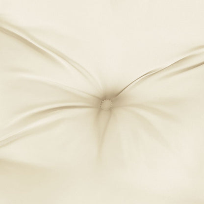 vidaXL Coussin de palette crème 58x58x10 cm tissu