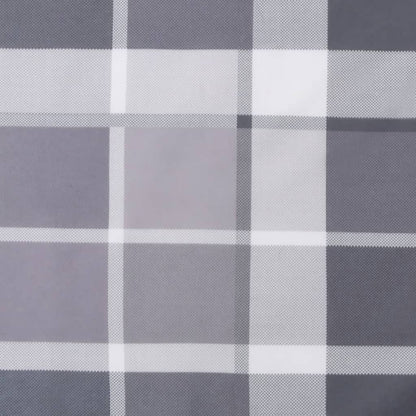 vidaXL Coussins de palette 2 pcs carreaux gris tissu