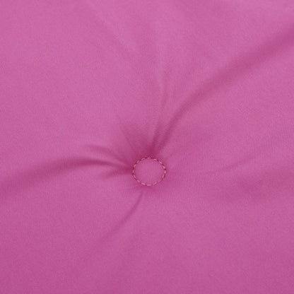 vidaXL Coussin de banc de jardin rose 200x50x3 cm tissu