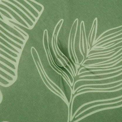 vidaXL Coussins de chaise à dossier bas lot de 2 modèle de feuille