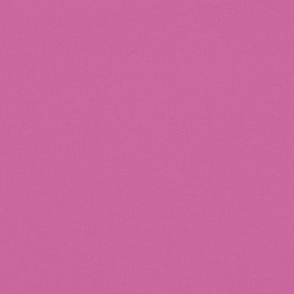 vidaXL Coussins de chaise à dossier bas lot de 2 rose tissu