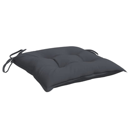 vidaXL Coussins de chaise 6 pcs anthracite 40x40x7 cm