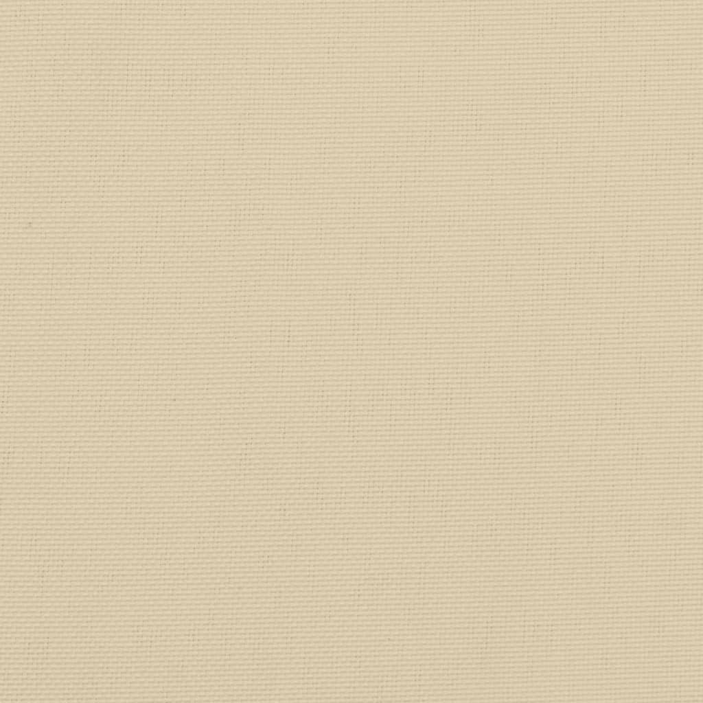 vidaXL Coussins de chaise lot de 6 beige 40x40x7 cm tissu oxford
