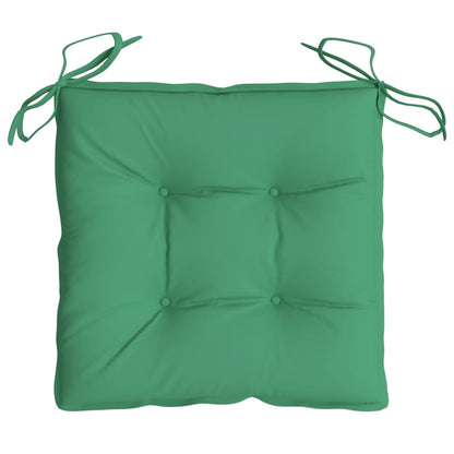 vidaXL Coussins de chaise lot de 6 vert 40x40x7 cm tissu oxford