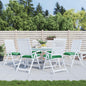 vidaXL Coussins de chaise lot de 6 vert 40x40x7 cm tissu oxford