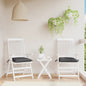 vidaXL Coussins de chaise 2 pcs anthracite 50x50x7 cm tissu oxford