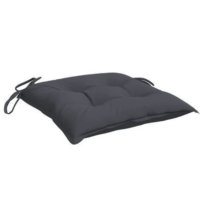 vidaXL Coussins de chaise 4 pcs anthracite 50x50x7 cm tissu oxford