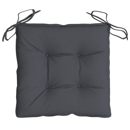 vidaXL Coussins de chaise 6 pcs anthracite 50x50x7 cm tissu oxford