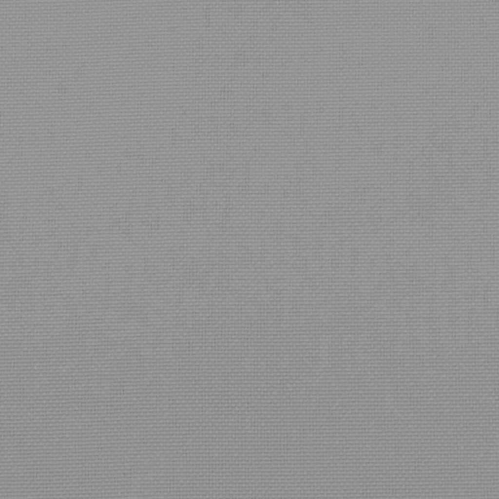 vidaXL Coussins de chaise 2 pcs gris 50x50x7 cm tissu oxford