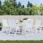 vidaXL Coussins de chaise 6 pcs blanc crème 50x50x7 cm tissu oxford