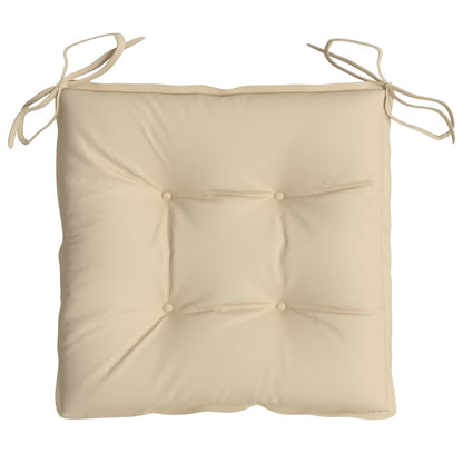 vidaXL Coussins de palette lot de 4 beige 50x50x7 cm tissu oxford