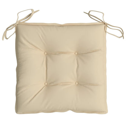 vidaXL Coussins de palette lot de 6 beige 50x50x7 cm tissu oxford