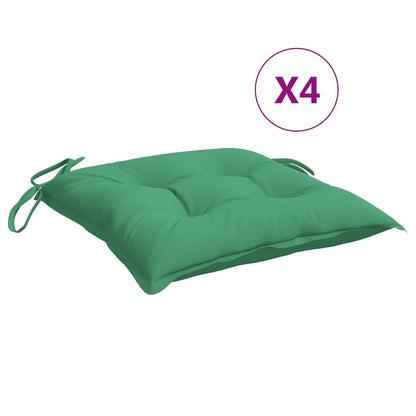 vidaXL Coussins de palette lot de 4 vert 50x50x7 cm tissu oxford