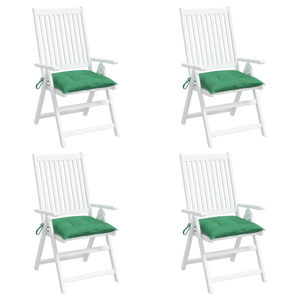 vidaXL Coussins de palette lot de 4 vert 50x50x7 cm tissu oxford