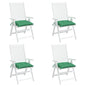 vidaXL Coussins de palette lot de 4 vert 50x50x7 cm tissu oxford