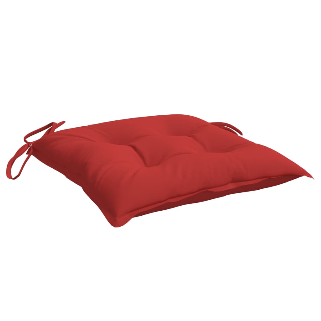 vidaXL Coussins de palette lot de 4 rouge 50x50x7 cm tissu oxford