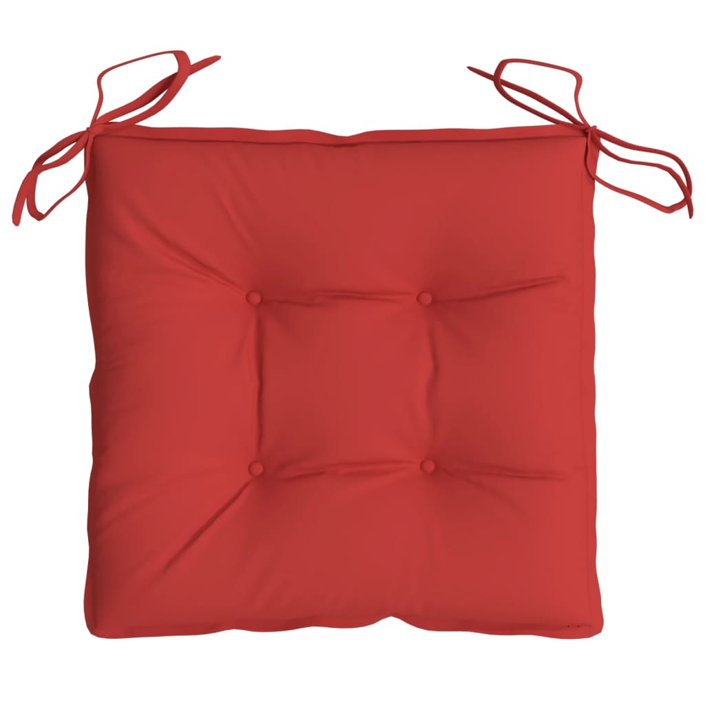 vidaXL Coussins de palette lot de 6 rouge 50x50x7 cm tissu oxford