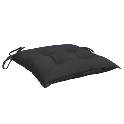 vidaXL Coussins de palette lot de 2 noir 50x50x7 cm tissu oxford