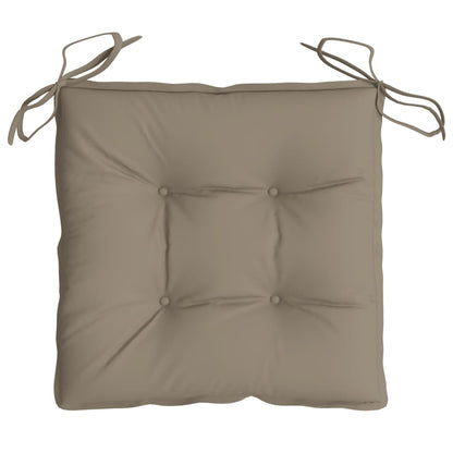 vidaXL Coussins de palette lot de 4 taupe 50x50x7 cm tissu oxford
