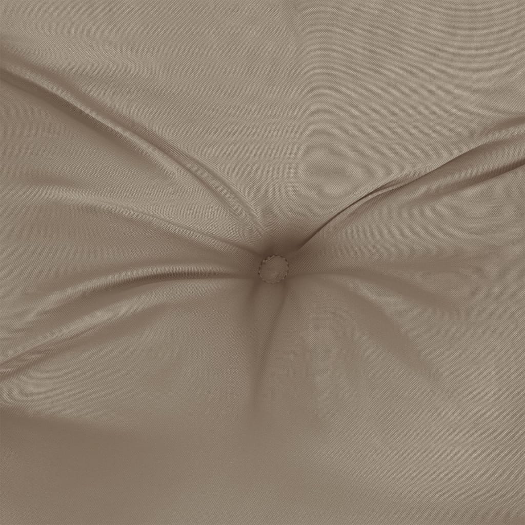 vidaXL Coussins de palette lot de 6 taupe 50x50x7 cm tissu oxford