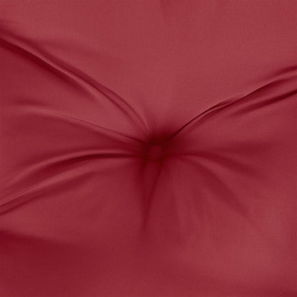 vidaXL Coussins de palette lot de 6 rouge bordeaux 50x50x7 cm