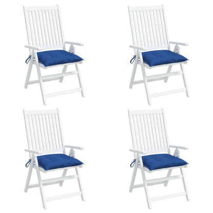 vidaXL Coussins de palette lot de 4 bleu 50x50x7 cm tissu oxford