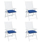 vidaXL Coussins de palette lot de 4 bleu 50x50x7 cm tissu oxford