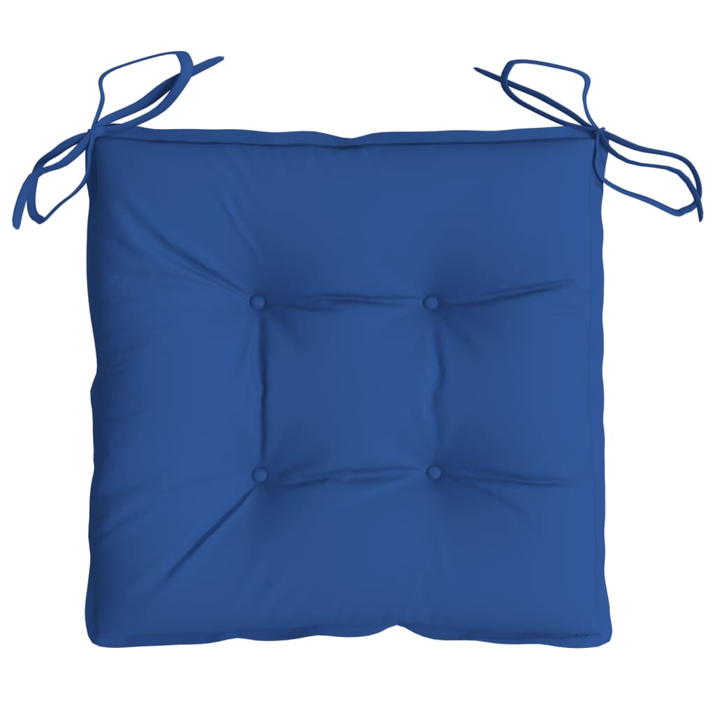vidaXL Coussins de palette lot de 6 bleu 50x50x7 cm tissu oxford