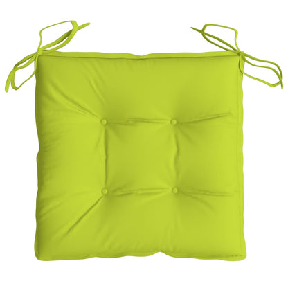 vidaXL Coussins de palette lot de 2 vert brillant 50x50x7 cm