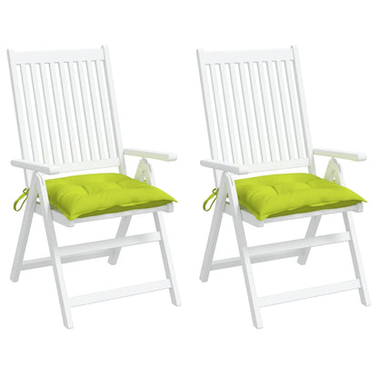 vidaXL Coussins de palette lot de 2 vert brillant 50x50x7 cm
