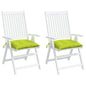 vidaXL Coussins de palette lot de 2 vert brillant 50x50x7 cm