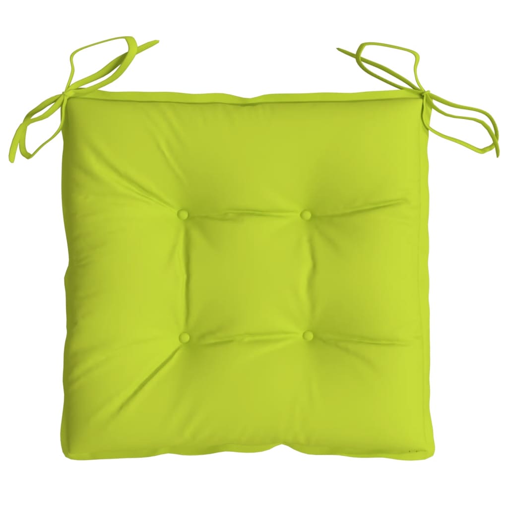 vidaXL Coussins de palette lot de 4 vert brillant 50x50x7 cm