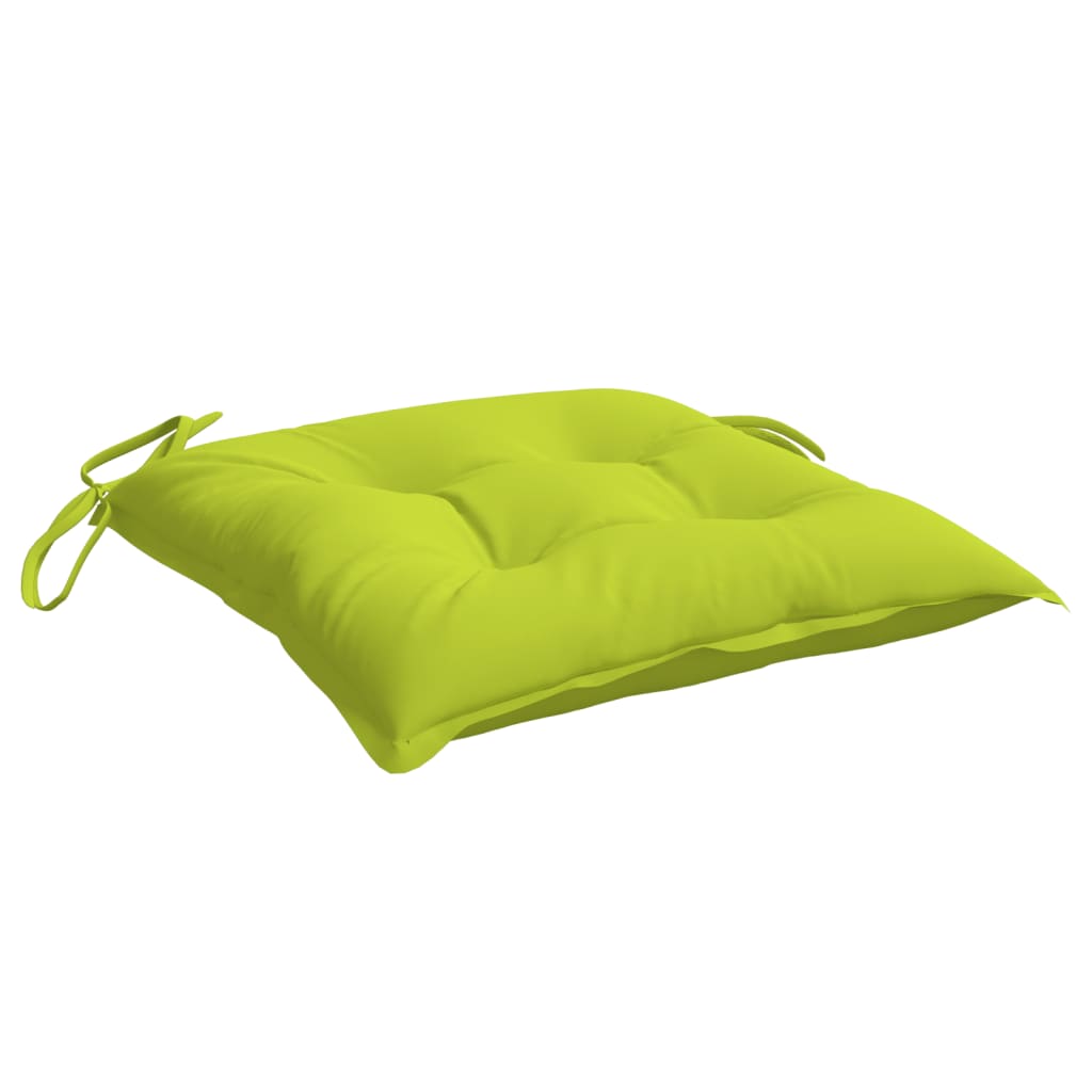 vidaXL Coussins de palette lot de 6 vert brillant 50x50x7 cm